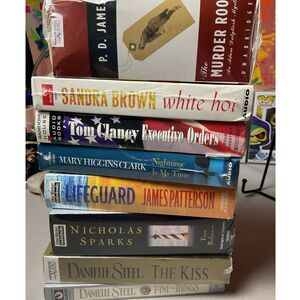 Books on Tape Lot of 8